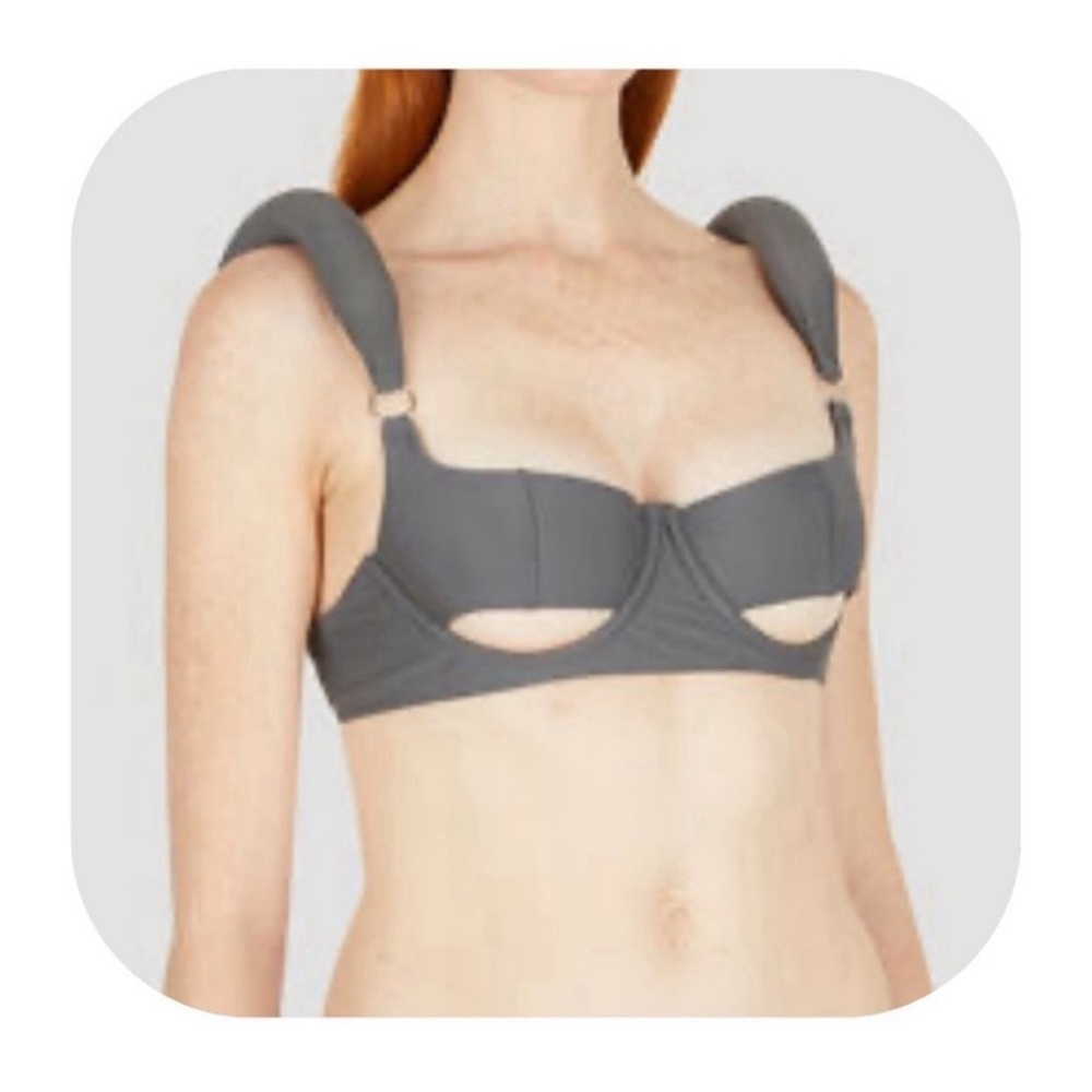 NWT Entire Studios M coal bikini top - Picture 1 of 11